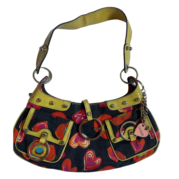 Guess shoulder bag fantasy print