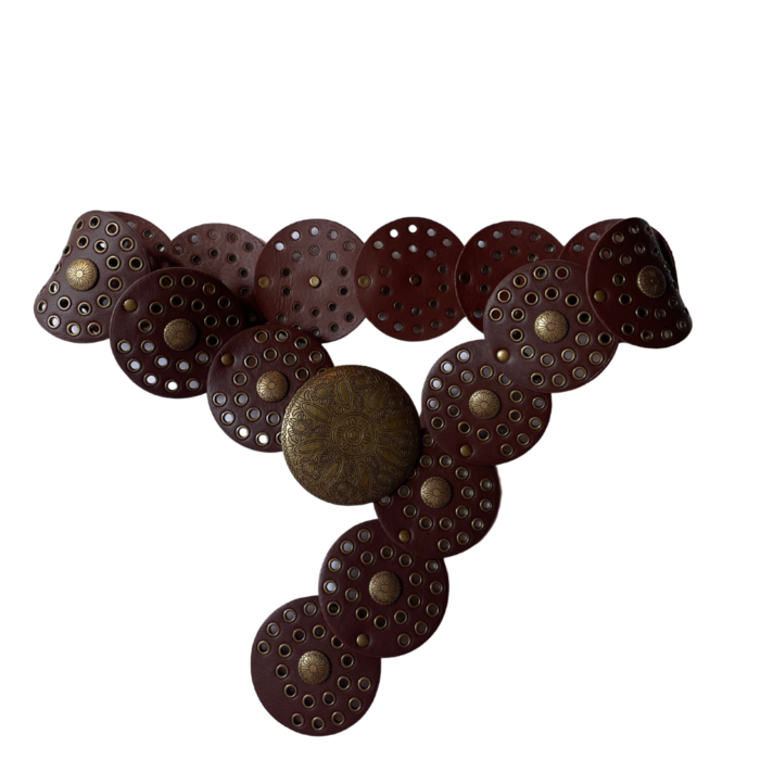 Brown adjustable disc belt