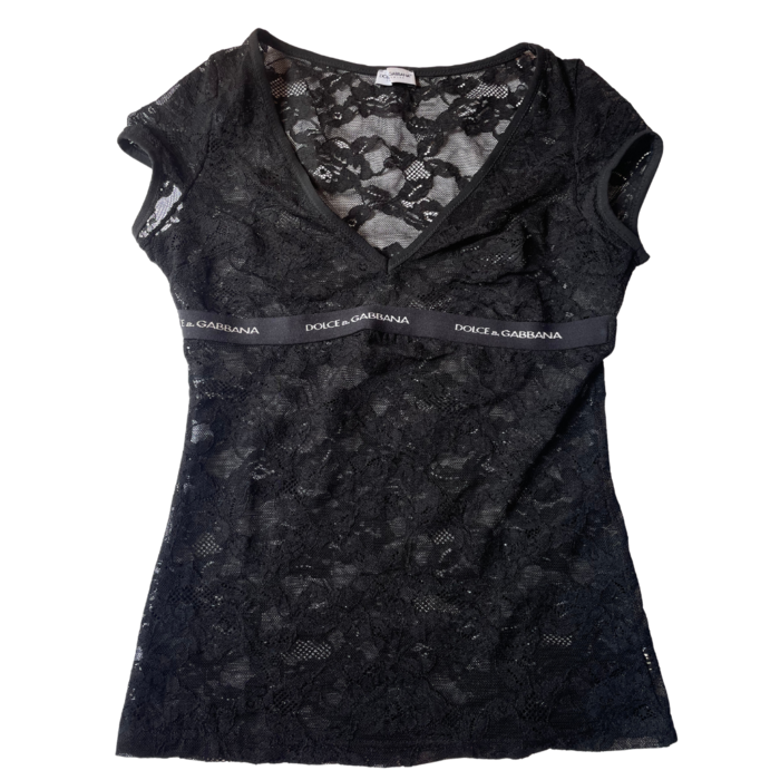 Dolce & Gabanna sheer lace top